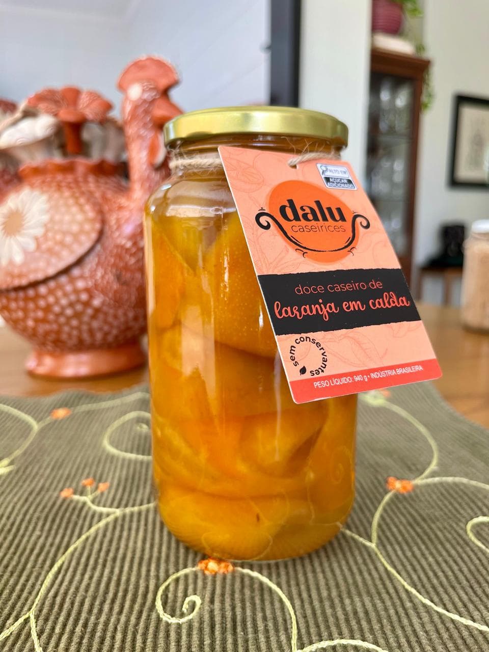 Laranja em calda